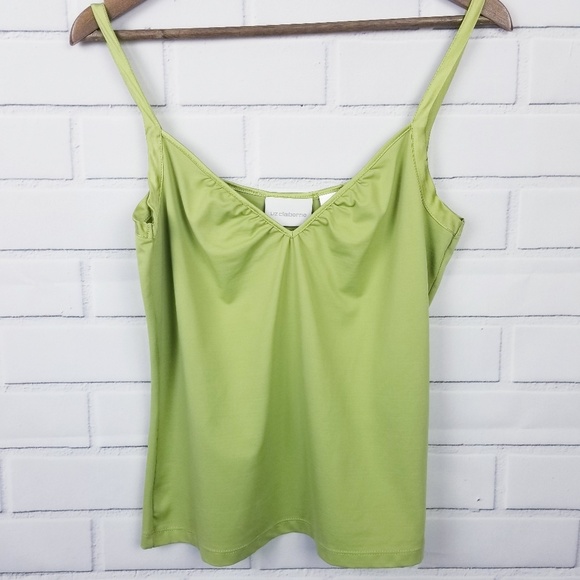 Liz Claiborne Tops - Liz Claiborne Green Camisole Tank Top Large V-Neck